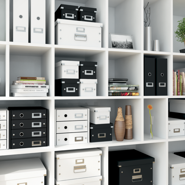 Arkivboks Click&Store lille gul