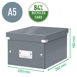 Arkivboks Click&Store lille gul