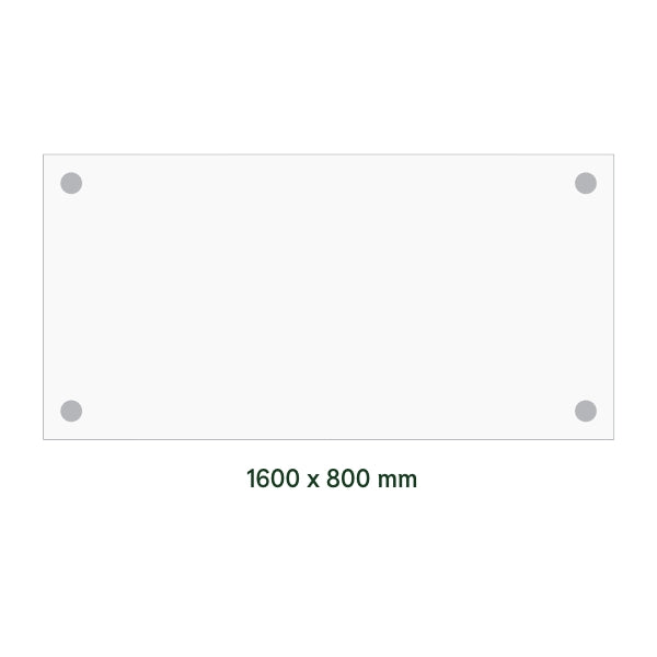 Skrivebord DNA, Lysgrå 1600x800 mm I-ben/Sort