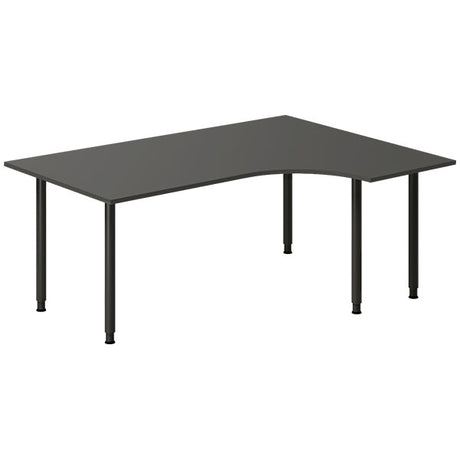 Skrivebord DNA, Antracit 1800x1200 mm Højre I-ben/Sort – image 3