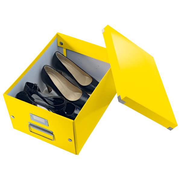 Arkivboks Click&Store mellem gul