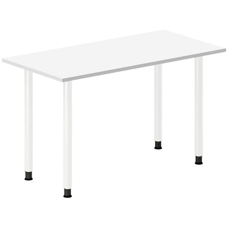 Skrivebord DNA, Hvid 1200x600mm I-ben/Hvid – image 3