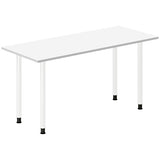 Ergoff Skrivebord DNA, Hvid 1400x600mm I-ben/Hvid – Skriveborde (billede 1)