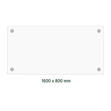 Ergoff Skrivebord DNA, Hvid 1600x800mm I-ben/Hvid – Skriveborde (billede 2)