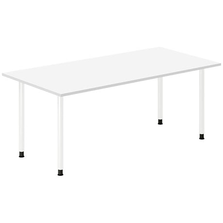 Skrivebord DNA, Hvid 1800x800mm I-ben/Hvid – image 3
