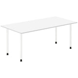 Ergoff Skrivebord DNA, Hvid 1800x800mm I-ben/Hvid – Skriveborde (billede 1)
