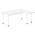 Ergoff Skrivebord DNA, Hvid 1800x1200mm Højre I-ben/Hvid – Skriveborde (billede 1)
