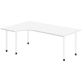 Skrivebord DNA, Hvid 2000x1200mm Venstre I-ben/Hvid
