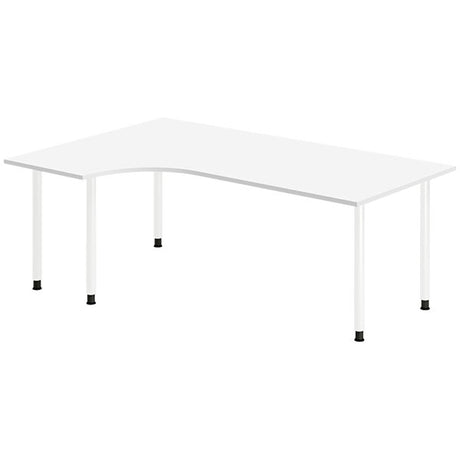 Skrivebord DNA, Hvid 2000x1200mm Venstre I-ben/Hvid – image 3