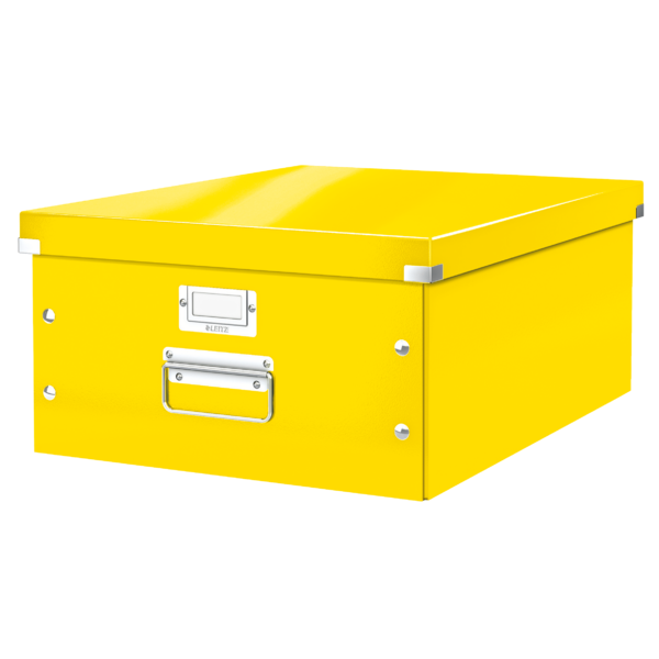 Arkivboks Click&Store stor gul