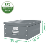 Arkivboks Click&Store stor gul