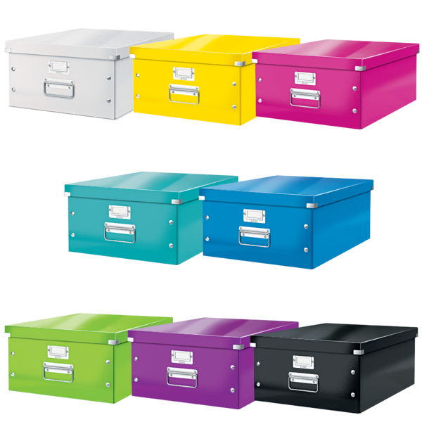 Arkivboks Click&Store stor gul
