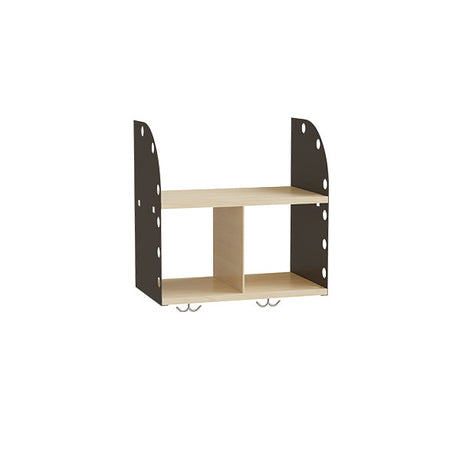 Adde garderobehylde 2-rum 500 mm, birk/mørkgrå – image 1