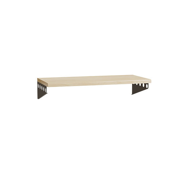 Form o Miljö Adde siddebænk 750 mm, birk/mørkgrå – Loungemøbler (billede 1)