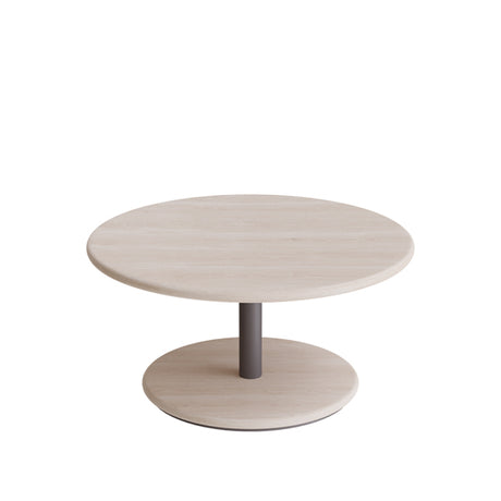 Bord Donut, Ø700 mm, højde 350 mm, hvidpigmenteret ask på gråt understel – image 1