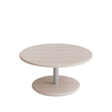 Bord Donut, Ø700 mm, højde 350 mm, hvidpigmenteret ask på alugråt understel – image 1