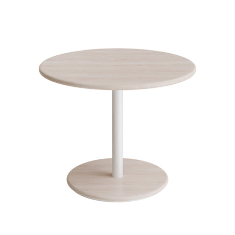 Bord Donut, Ø700 mm, højde 570 mm, hvidpigmenteret ask på hvidt understel glans 10 – image 2