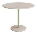 Bord Donut, Ø900 mm, højde 720 mm, hvidpigmenteret ask på grønt understel – image 2