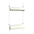Sonesson BST Kombination F, Startsektion 4 pladser B 1000 mm, hvid – Børnegarderober