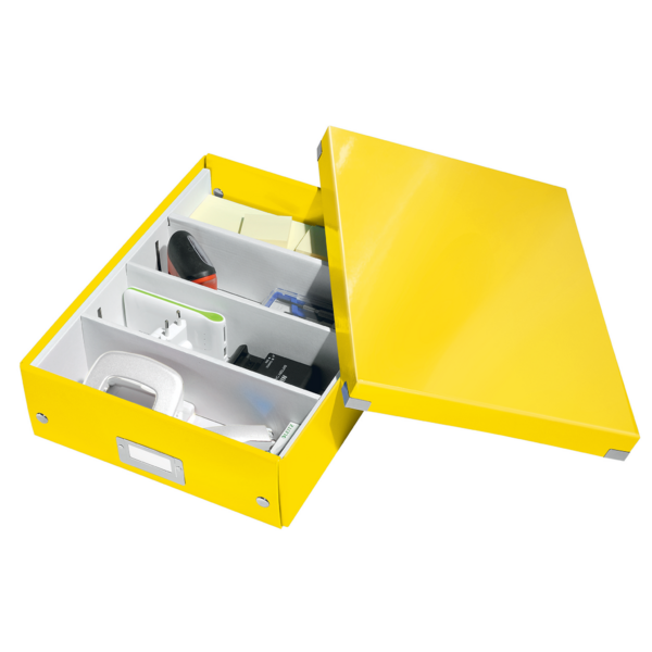 Organizer boks Click&Store mellem gul