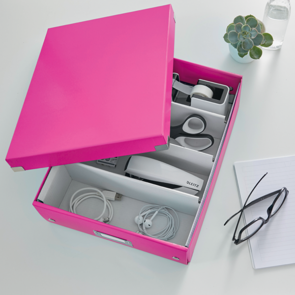 Organizer boks Click&Store mellem WOW pink