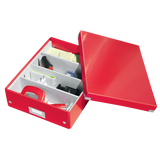 Organizer boks WOW Click&Store mellem rød