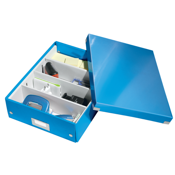 Organizer boks Click&Store mellem WOW blå