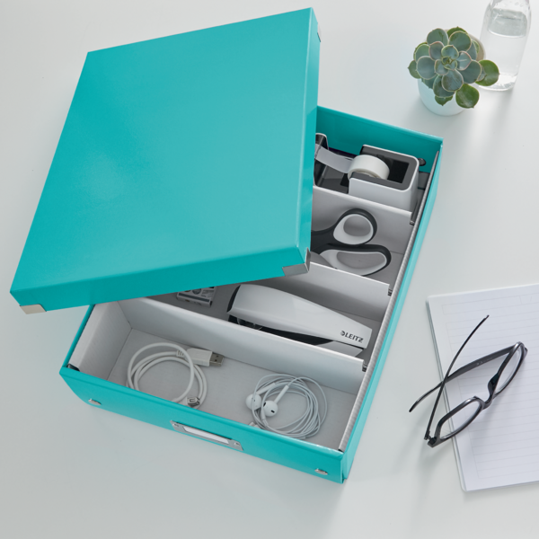 Organizer boks Click&Store mellem WOW isblå
