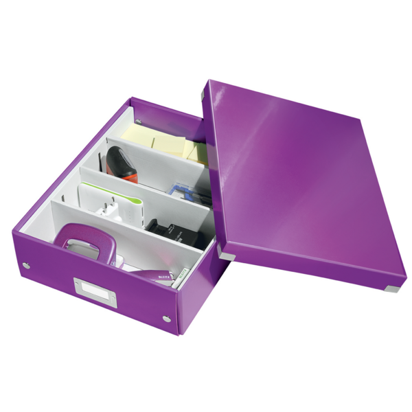 Organizer boks Click&Store mellem WOW lilla