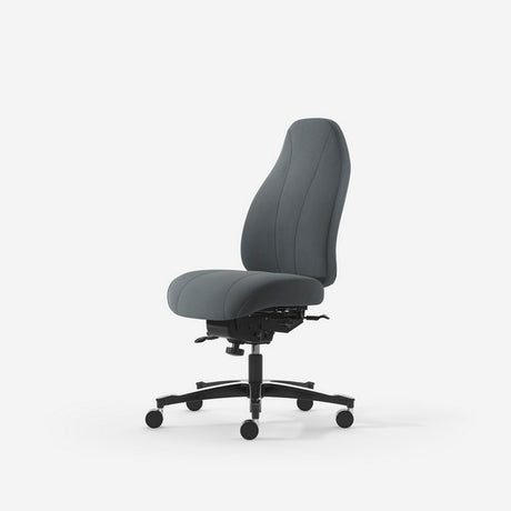 Kontorstol Malmstolen Classic 4000 Høj ryg, Grå – image 1