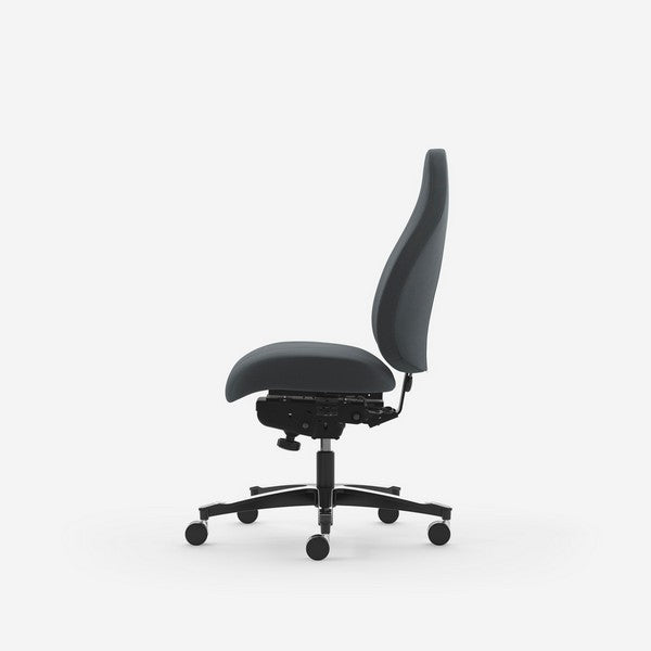 Kontorstol Malmstolen Classic 4000 Høj ryg, Grå – image 2