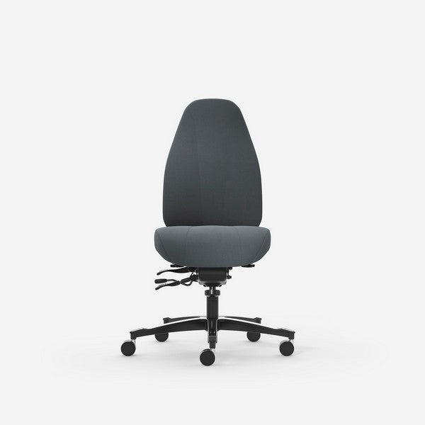 Kontorstol Malmstolen Classic 4000 Høj ryg, Grå – image 9