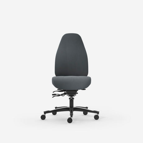 Kontorstol Malmstolen Classic 4000 Høj ryg, Grå – image 4