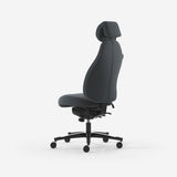 Kontorstol Malmstolen Classic 4000 Høj ryg, Grå med nakkestøtte – image 3