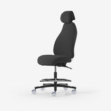 Kontorstol Malmstolen Adaptive 6006 Høj ryg, Antracit ESD med nakkestøtte, høj cylinder – image 1