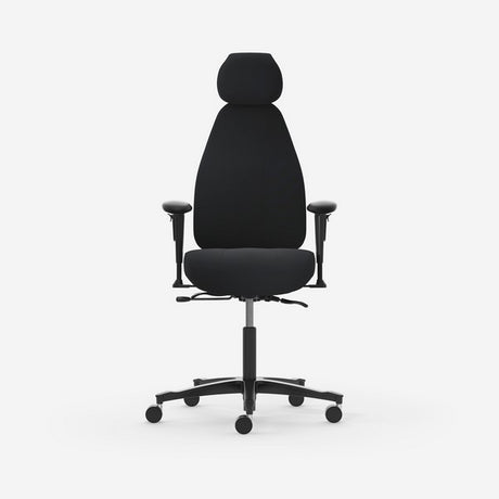 Kontorstol Malmstolen Adaptive 6006 Høj ryg, Antracit ESD med armlæn og nakkestøtte – image 8