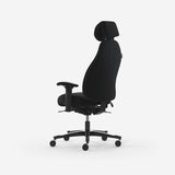 Kontorstol Malmstolen Classic 7000 Høj ryg, Sort med armlæn og nakkestøtte – image 8