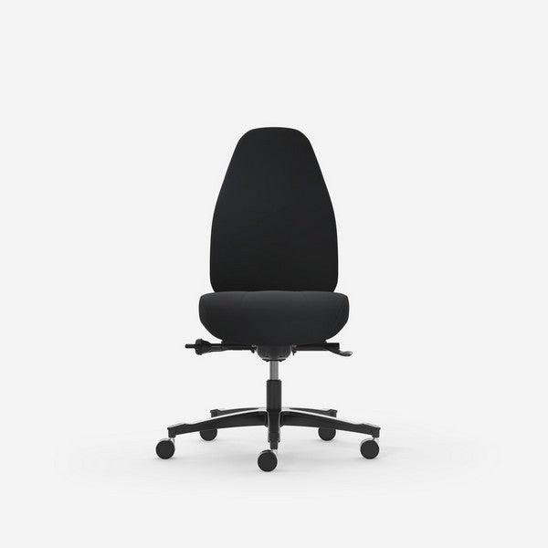 Kontorstol Malmstolen Classic 7000 Høj ryg, Sort – image 4