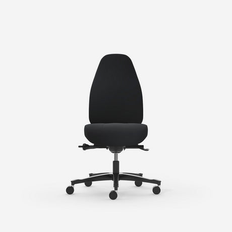 Kontorstol Malmstolen Classic 7000 Høj ryg, Sort – image 4