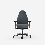 Kontorstol Malmstolen Classic 7000 Høj ryg, Grå med armlæn – image 9