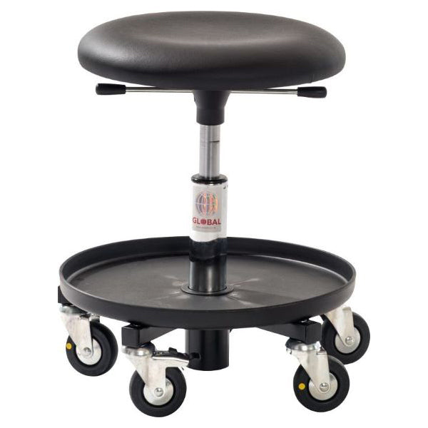 Arbejdsstol ESD med sort kunstlæder – image 2