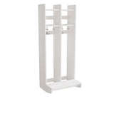 Garderobeindretning Eira Light, vægmodel 2 pladser, hvidpigmenteret krydsfinér, rumbredde 220 mm – image 2