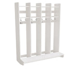 Garderobeindretning Eira Light, vægmodel 4 pladser, hvidpigmenteret krydsfinér, rumbredde 220 mm – image 1