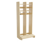 Garderobeindretning Eira Light, vægmodel 2 pladser, naturfarvet krydsfinér, rumbredde 280 mm – image 1