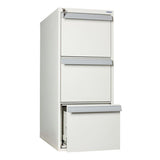 Brandsikkert arkivskab med 3 skuffer til A4 og folio format – image 1