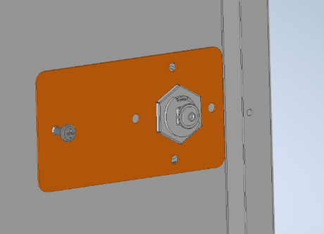 Låseindsats FlexLock RFID inkl adapter til GBP Værktøjsskab – image 2