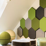 Lydabsorbent Honey EcoSUND, 600x520x40 mm Sort, tekstil lamineret – image 2