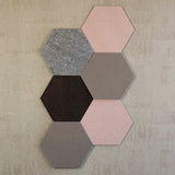 Lydabsorbent Honey EcoSUND, 600x520x50 mm Sort, tekstil lamineret – image 3