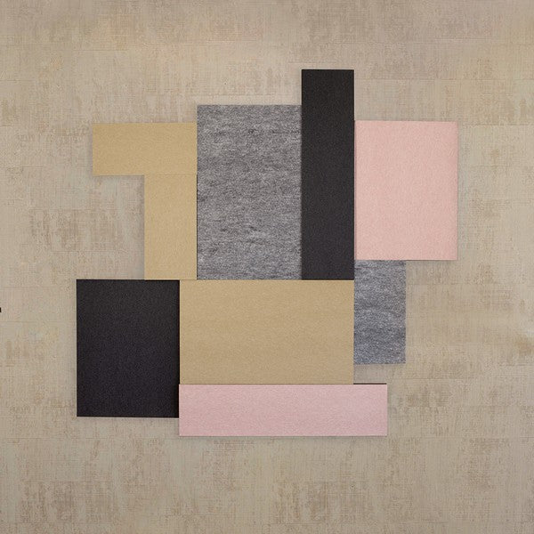 Lydabsorbent Sound Off EcoSUND Væg, 600x600x50 mm Hvid, tekstil-lamineret