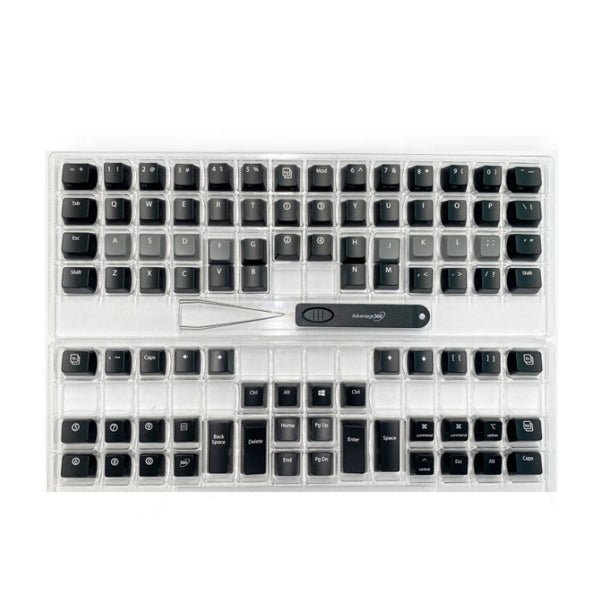 Kinesis Blank nr legends keycap sæt. 76 keycaps